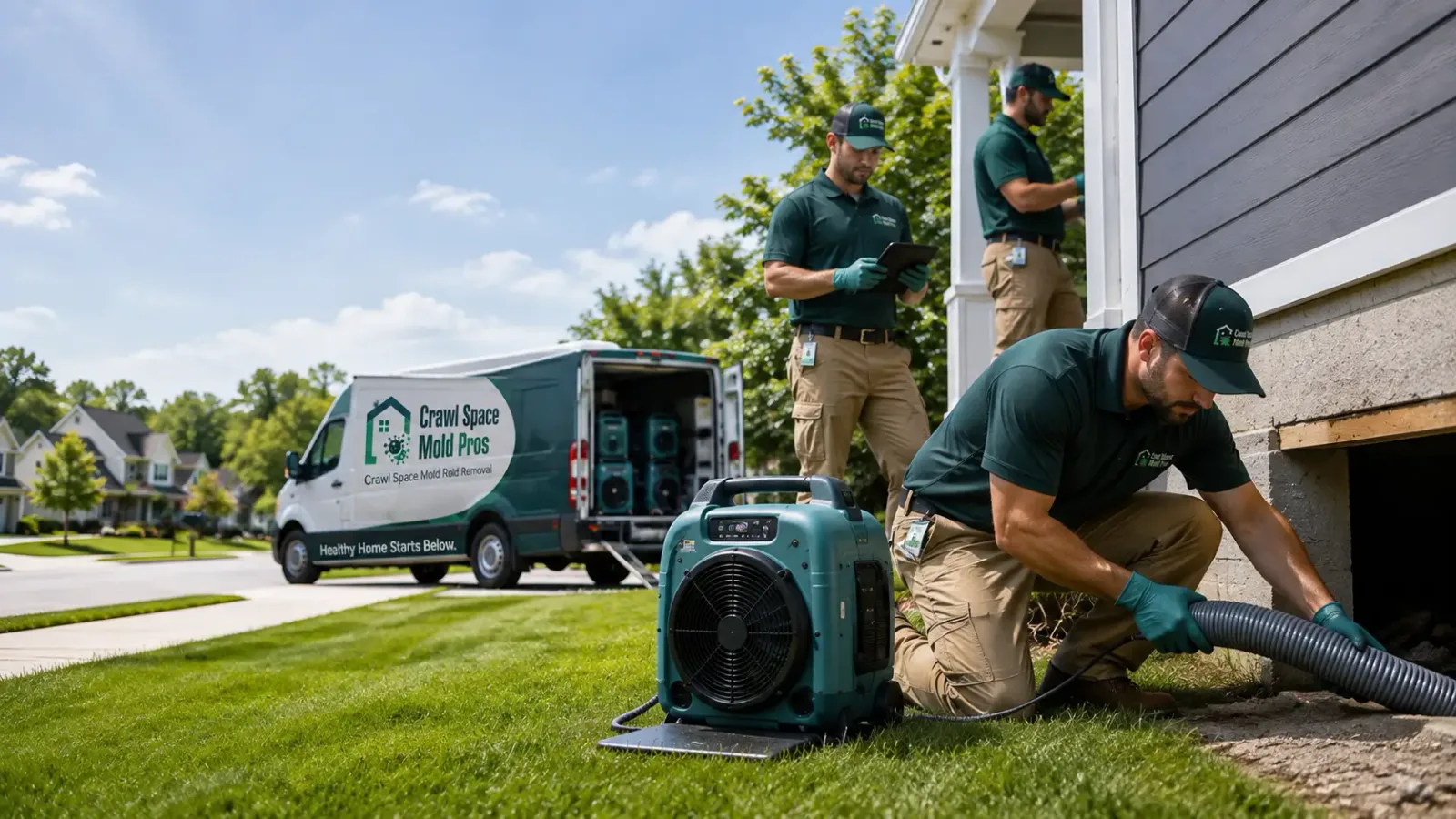 Crawl Space Mold Removal in Wood Lake, MN